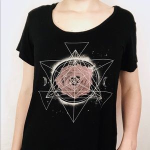 Life Clothing Co. Geometric Rose T-Shirt.